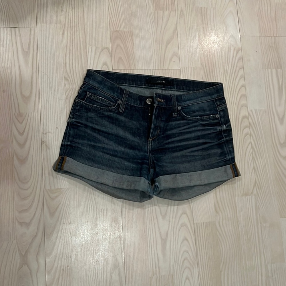 Joes dark wash Jean shorts 27